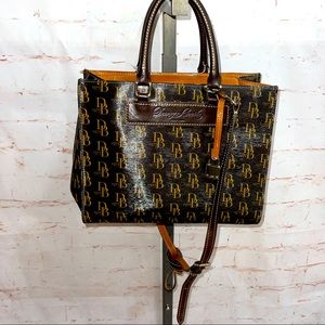 Dooney & Burke 1975 monogrammed handbag crossbody